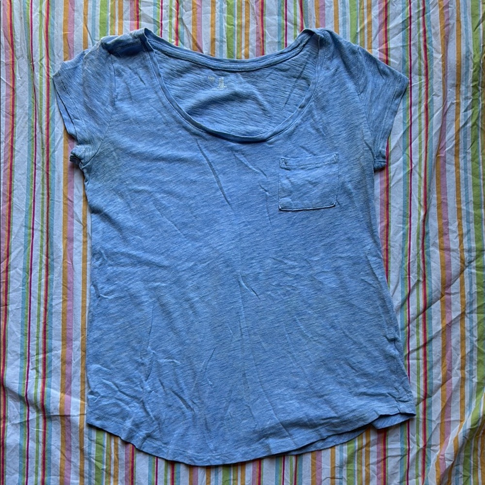 GAP Blue Relaxed Short Sleeve T-Shirt
